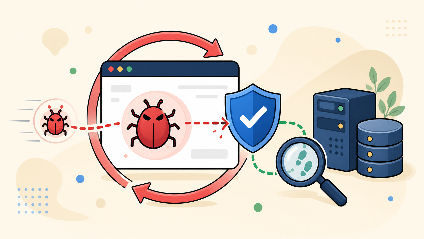 Recurring WordPress malware root-cause investigation with reinfection loop, hidden source, server, database, and security shield