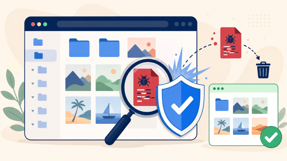 WordPress uploads folder malware inspection and PHP backdoor cleanup