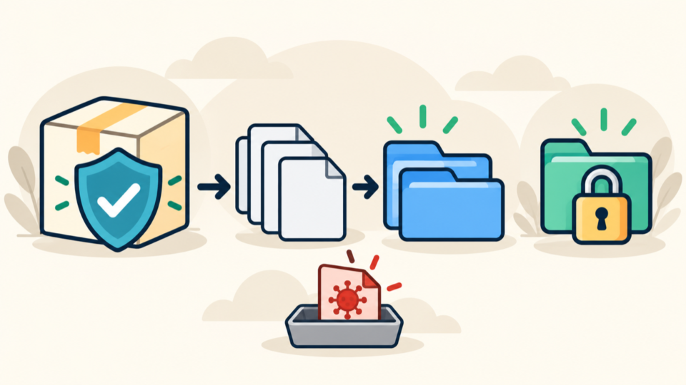 Replacing infected WordPress core folders from a clean trusted package while preserving site content