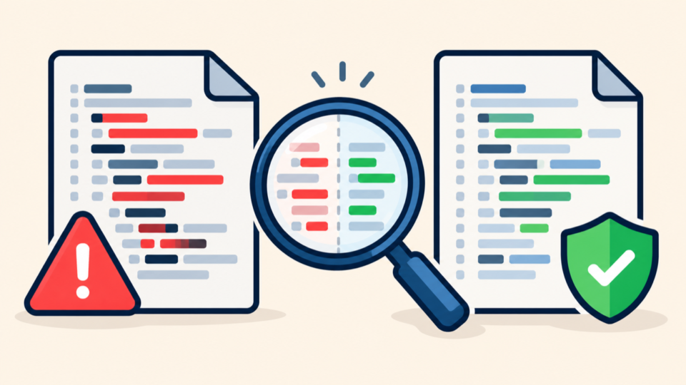 Comparing a suspicious WordPress wp-load.php file with a trusted clean release